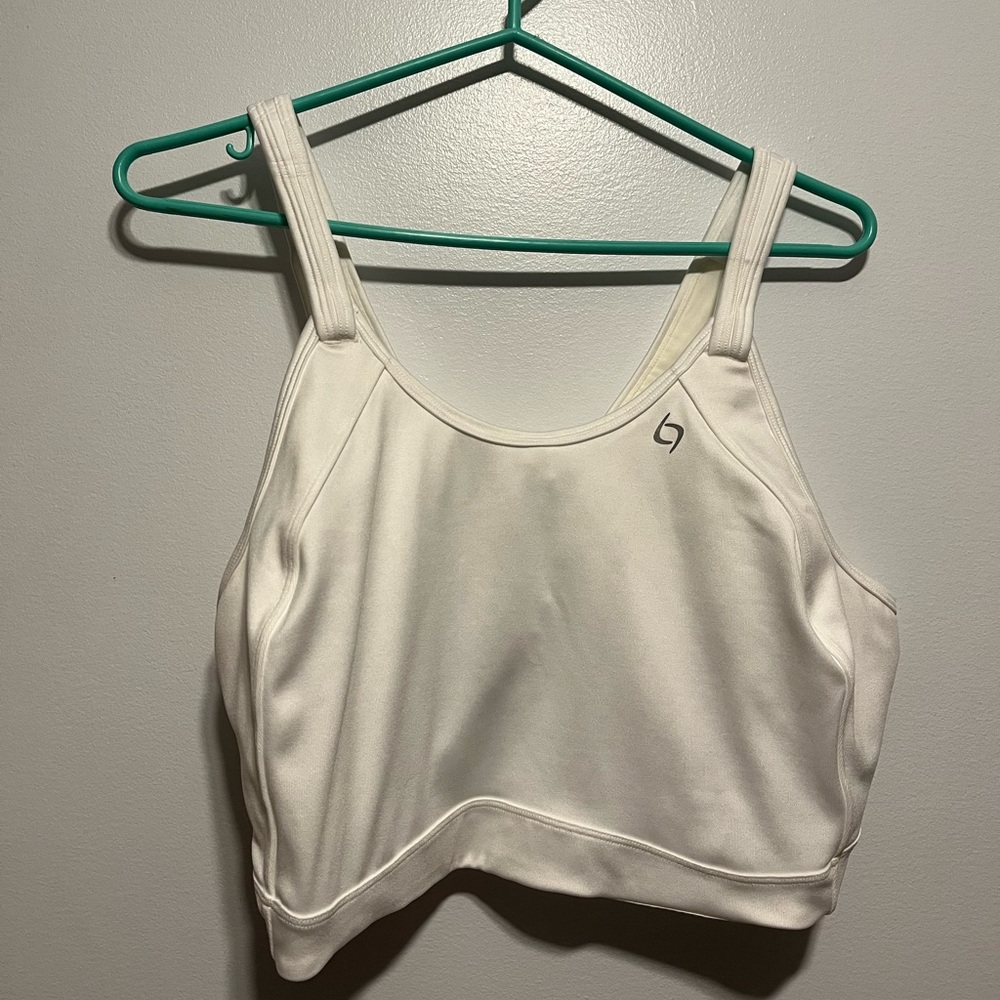 Excellent condition Moving Comfort White Fiona Bra 44DD Sports Bra -